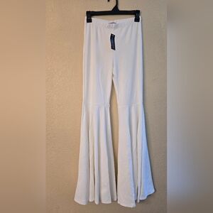 White Flared Pants